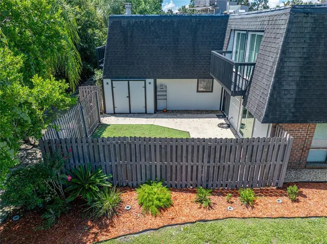an aerial view of a city with lots of residential buildings
