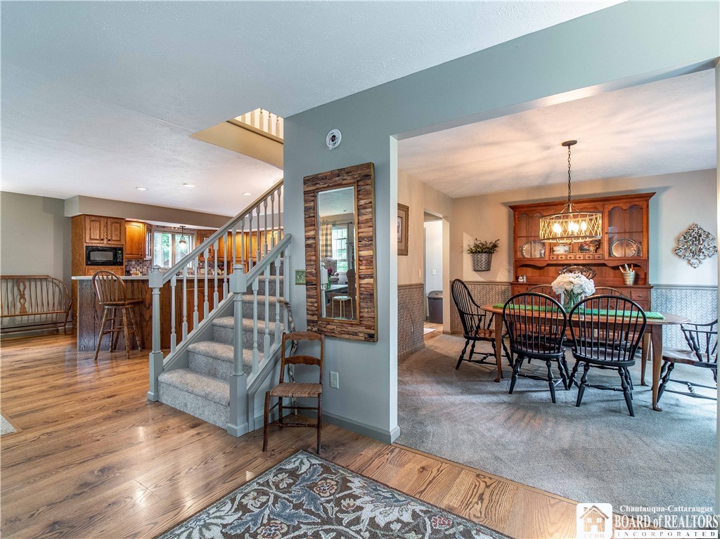 5616 Stow Road North Harmony, NY 14710 - Photo 12 of 37 View from foyer looking to the right to Dining Roo