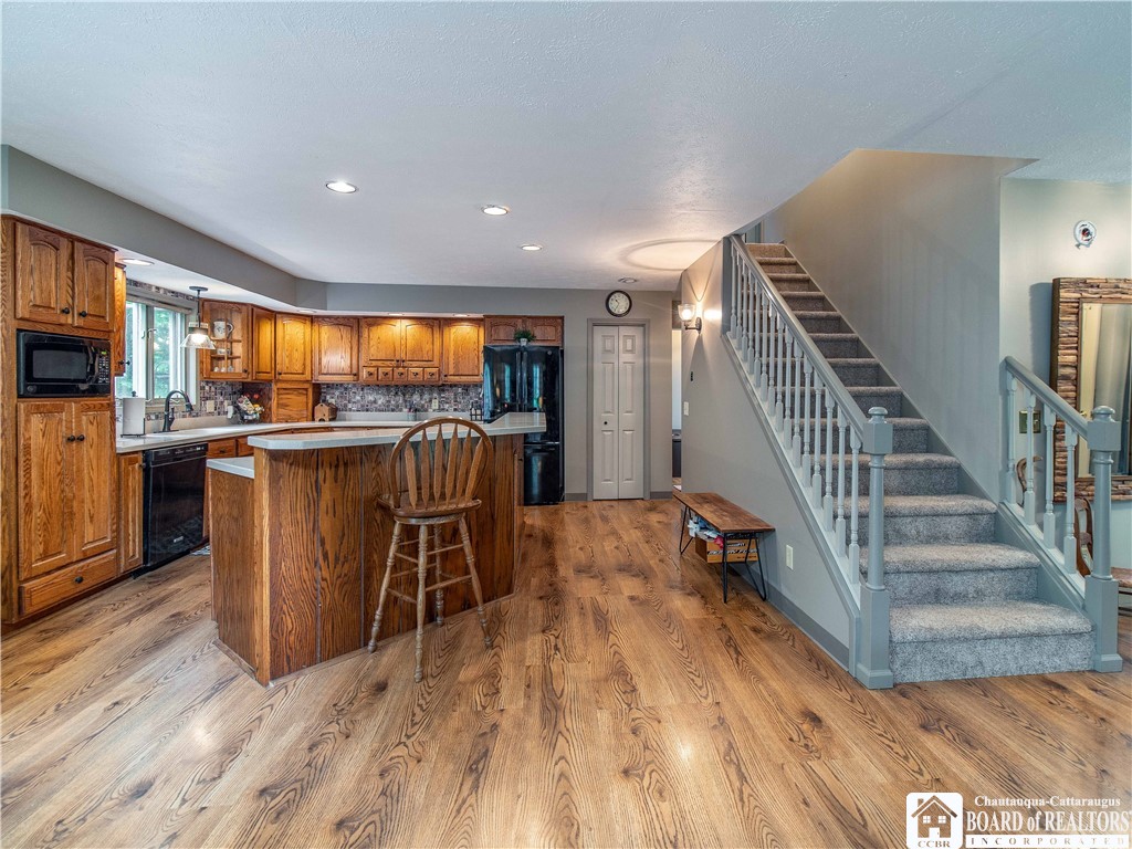 5616 Stow Road North Harmony, NY 14710 - Photo 19 of 37 view from Living room area going to the second flo