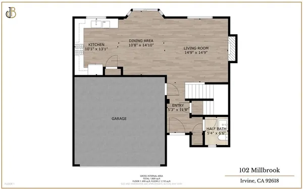 $1,599,999 | 102 Millbrook, Irvine, CA 92618
