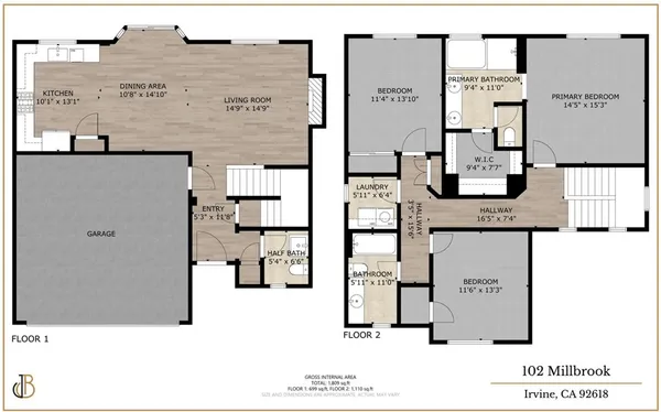 $1,599,999 | 102 Millbrook, Irvine, CA 92618