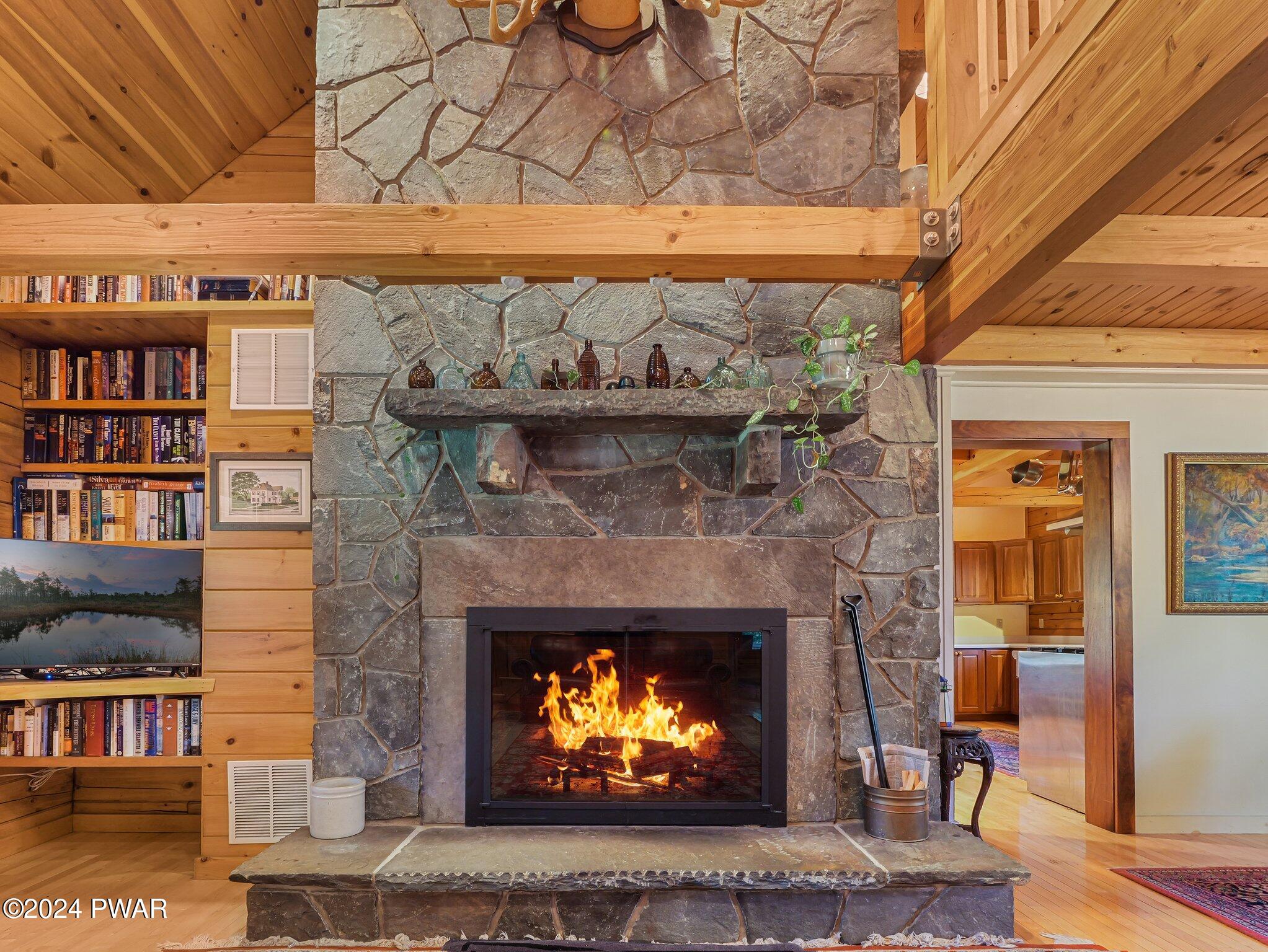 830 Twin Lakes Road Shohola, PA 18458 - Photo 8 of 43 TLR CHIMNEY FIREPLACE