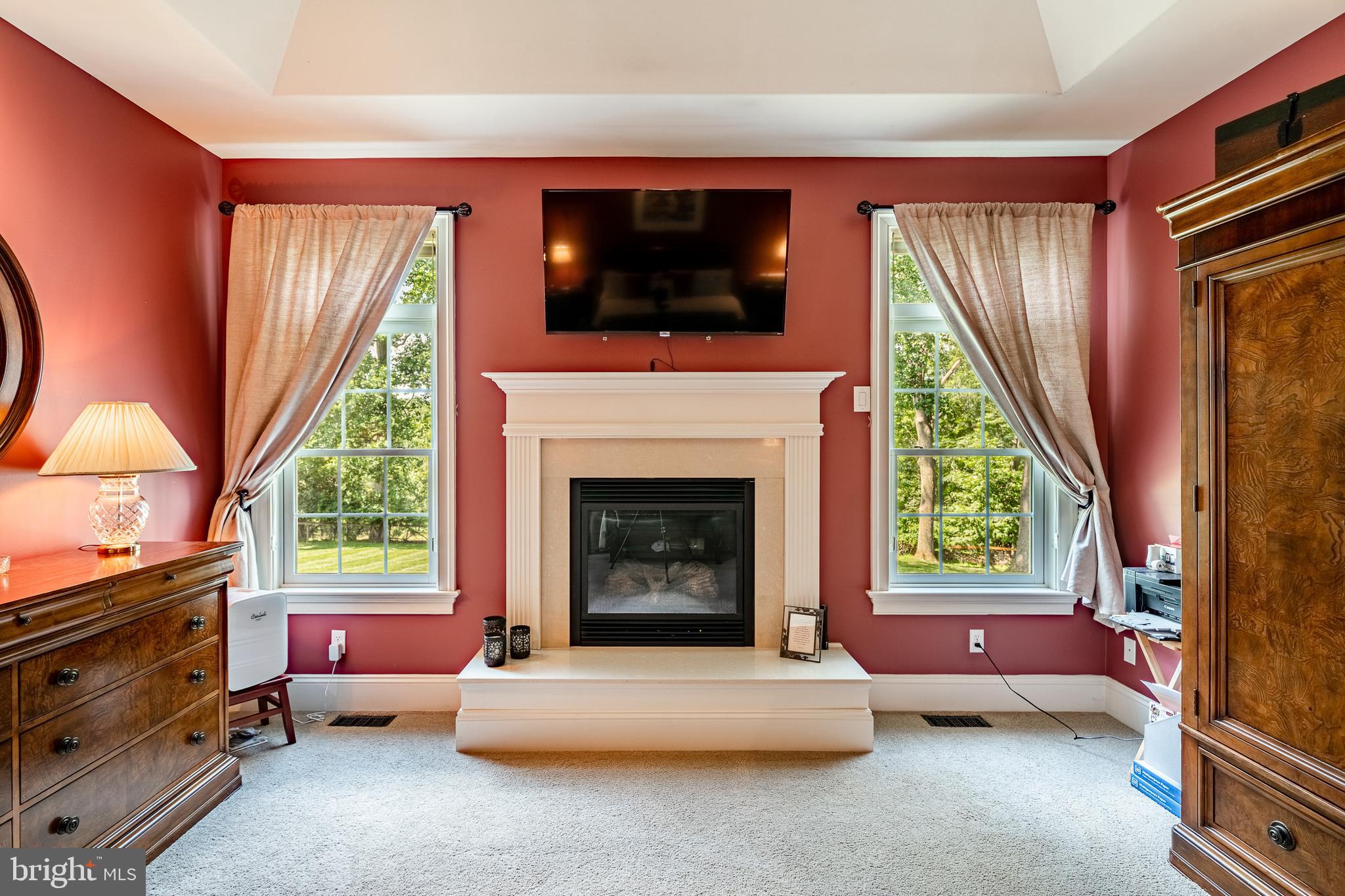 211 Dutton Mill Road West Chester, PA 19380 - Photo 23 of 71 a living room with furniture fireplace and flat screen tv