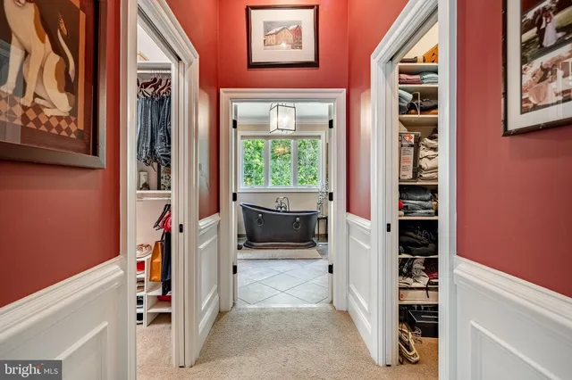 a room with gym equipment