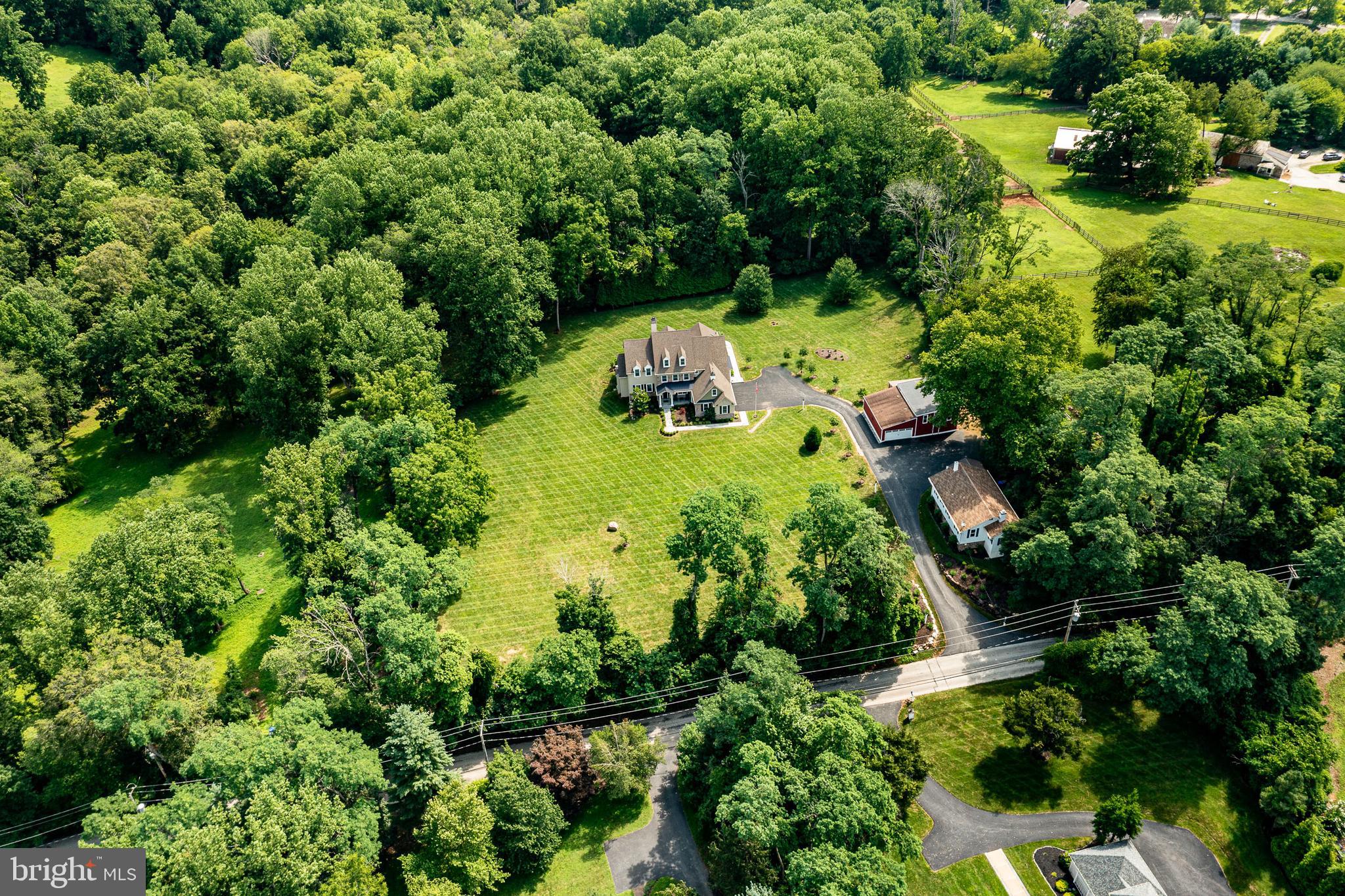 211 Dutton Mill Road West Chester, PA 19380 - Photo 71 of 71 an aerial view of residential house with outdoor space and trees all around