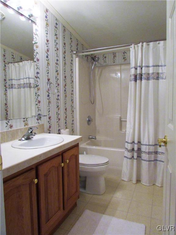 648 Old Mill Road Lehighton, PA 18235 - Photo 29 of 48 a bathroom with a double vanity sink toilet mirror and shower