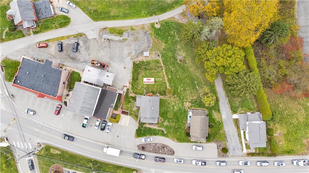 2065 Brodhead Road Aliquippa, PA 15001 - Photo 6 of 6 an aerial view of residential house with outdoor space and parking