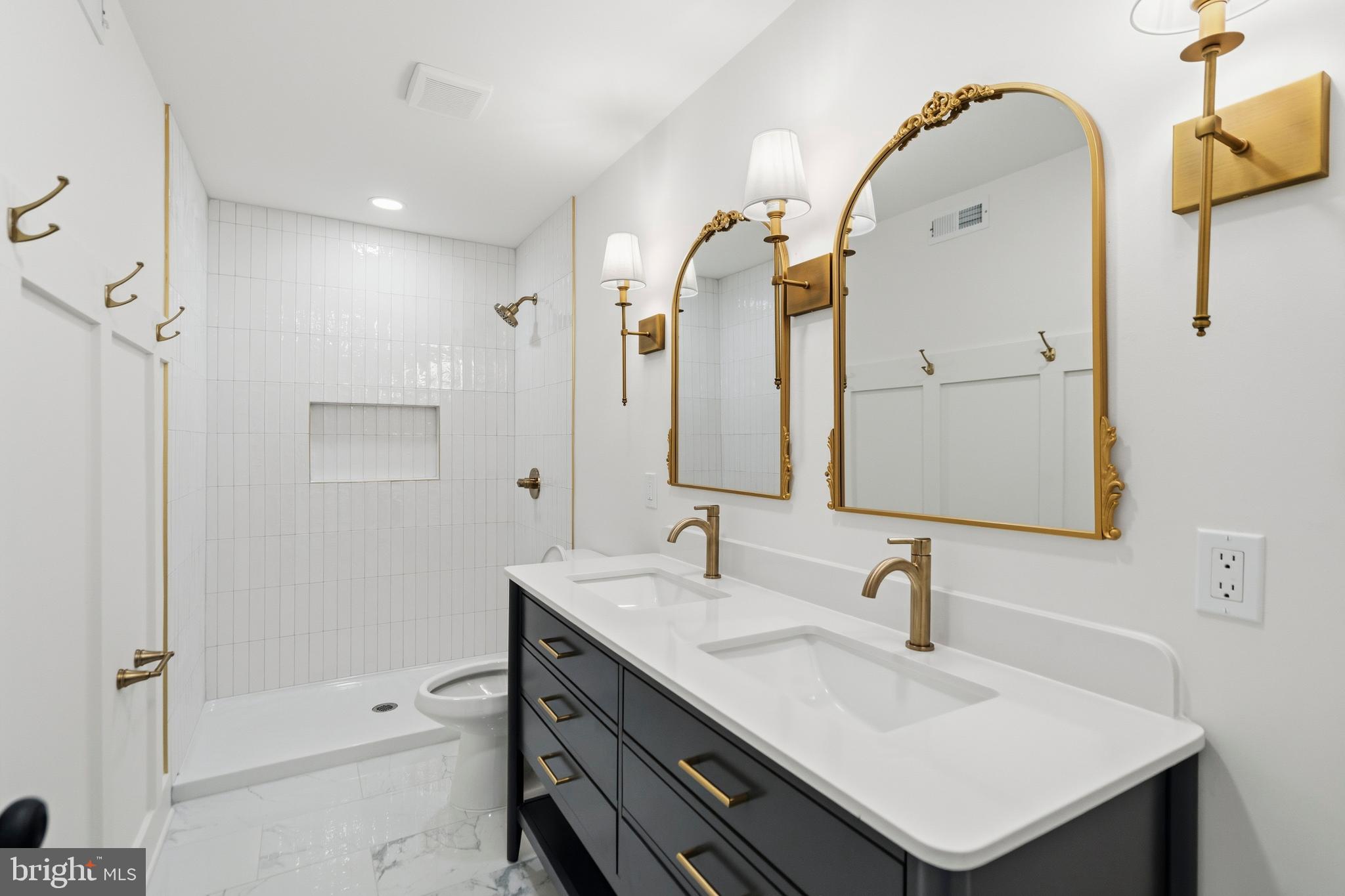 1550 Drummer Hill Road Front Royal, VA 22630 - Photo 40 of 49 a bathroom with a sink a toilet and shower