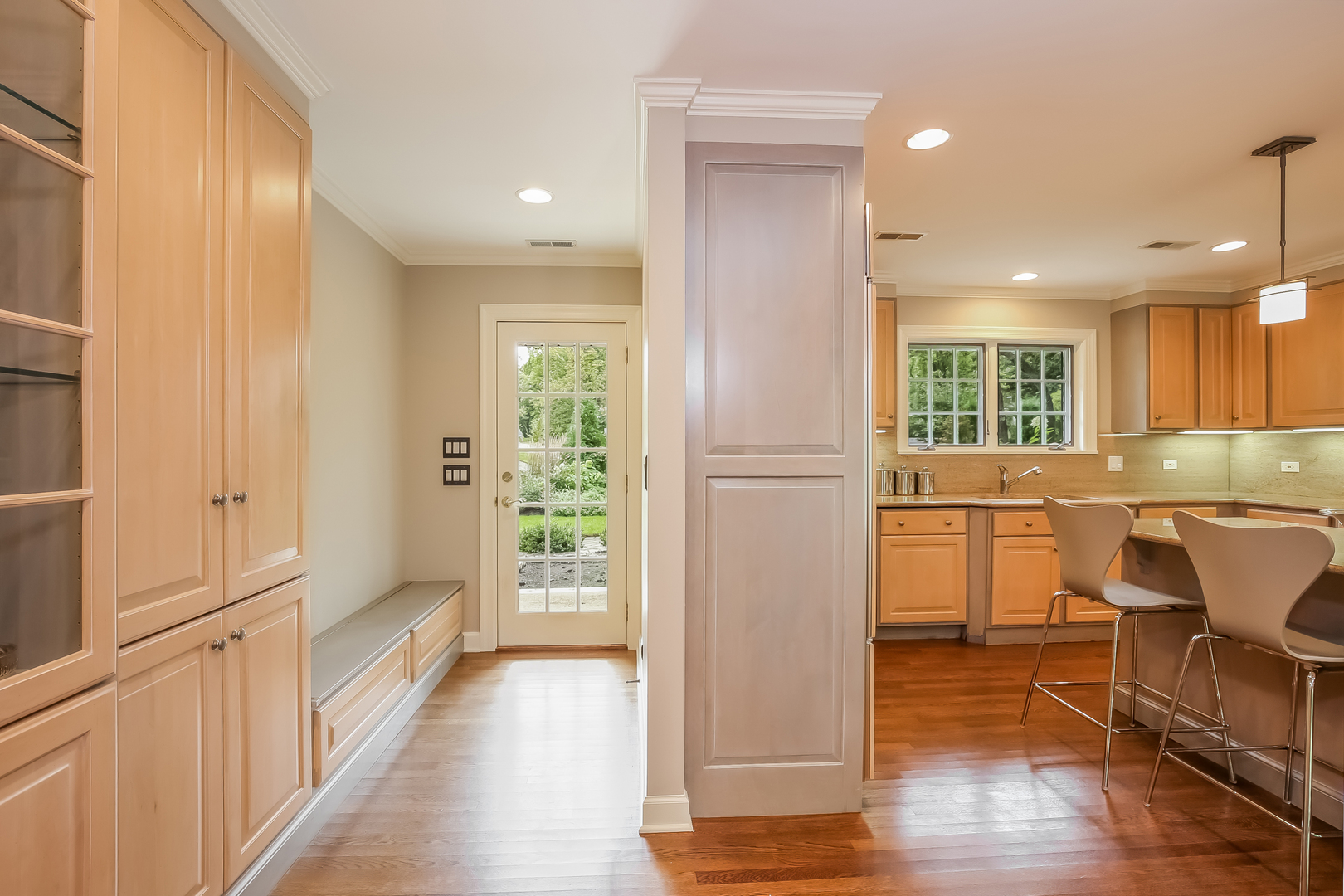 1020 East Westleigh Road Lake Forest, IL 60045 - Photo 11 of 31 a view of a kitchen cabinets and wooden floor