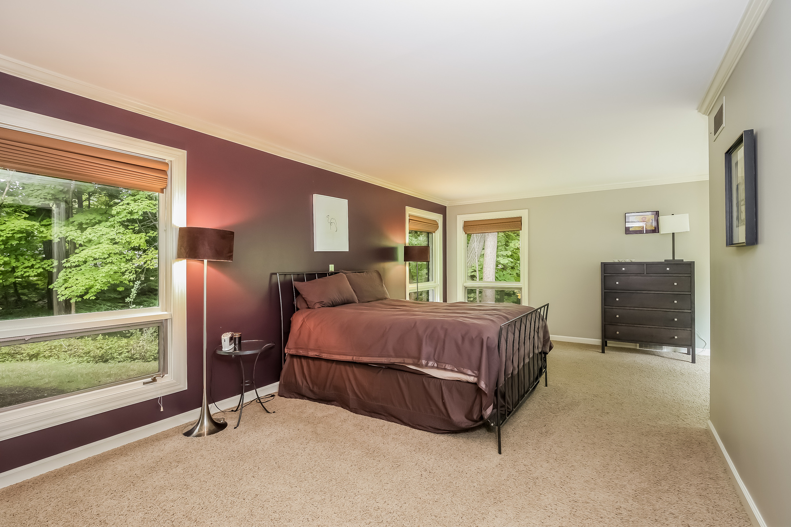 1020 East Westleigh Road Lake Forest, IL 60045 - Photo 17 of 31 a bed room with a bed and a television