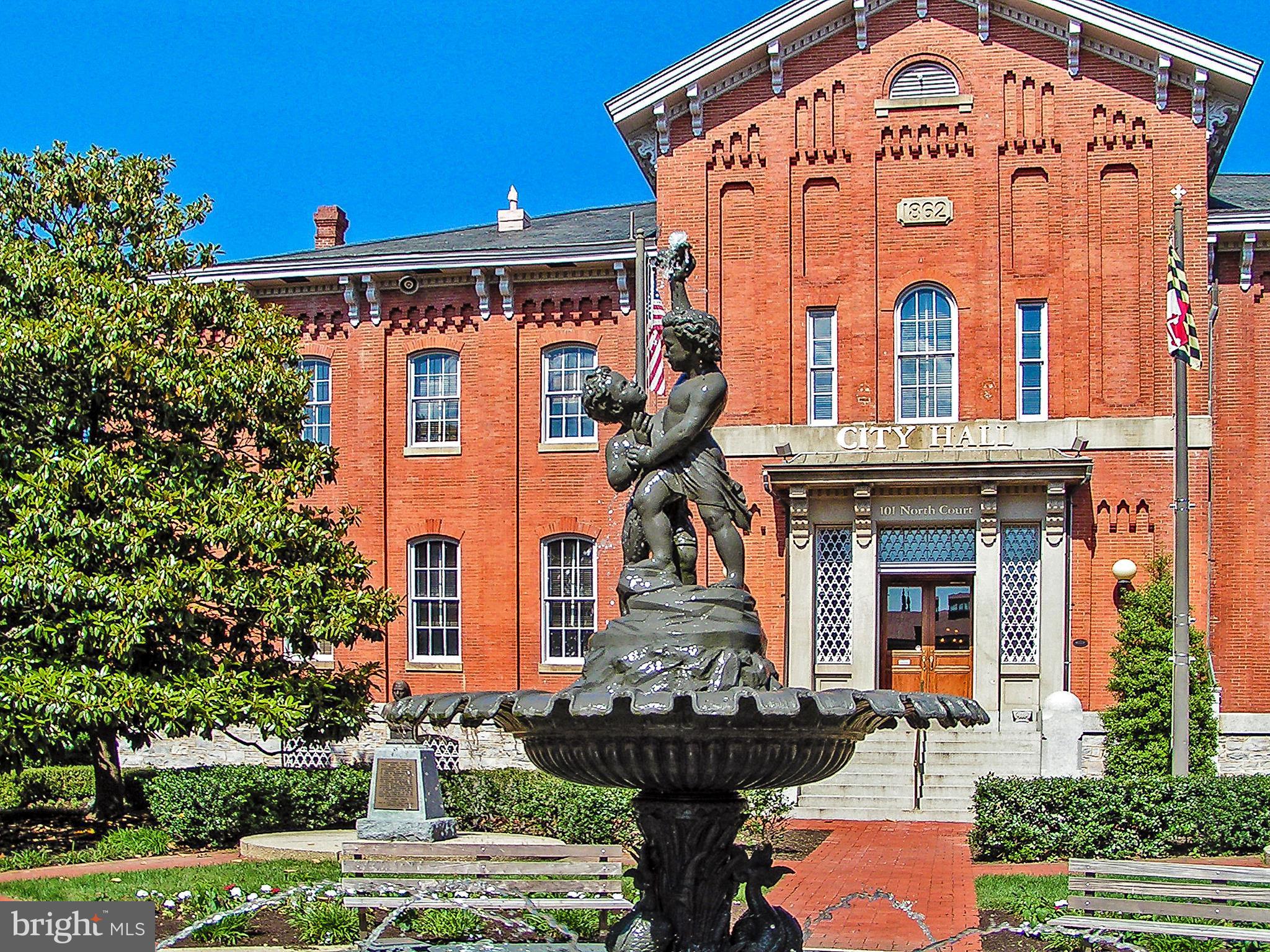 514 Elm Street Frederick, MD 21701 - Photo 52 of 84 City Hall Fountain