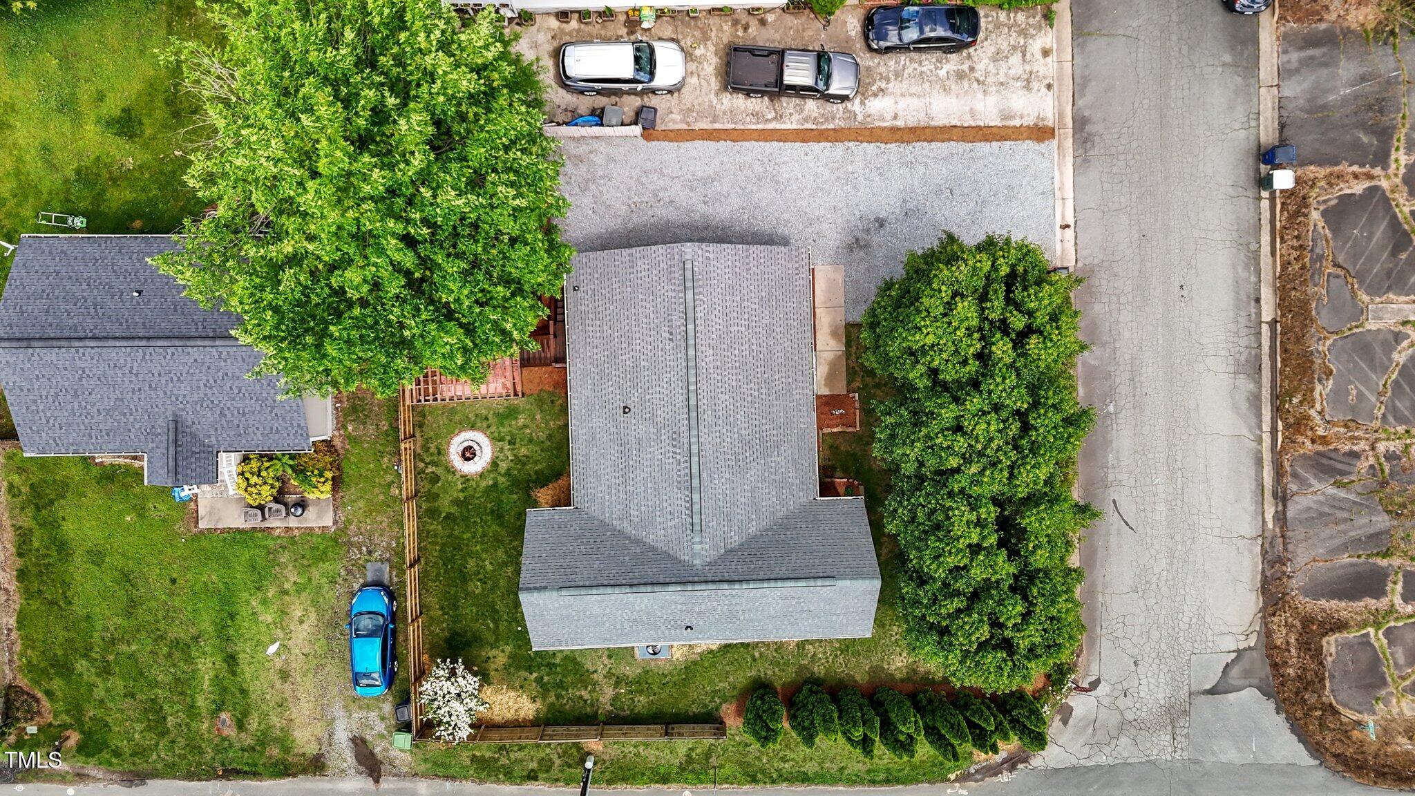 800 Linens Street Graham, NC 27253 - Photo 39 of 41 Aerial view of the lot