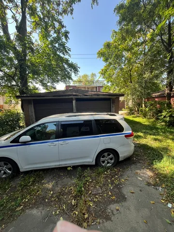 a view of car parked in parking lot