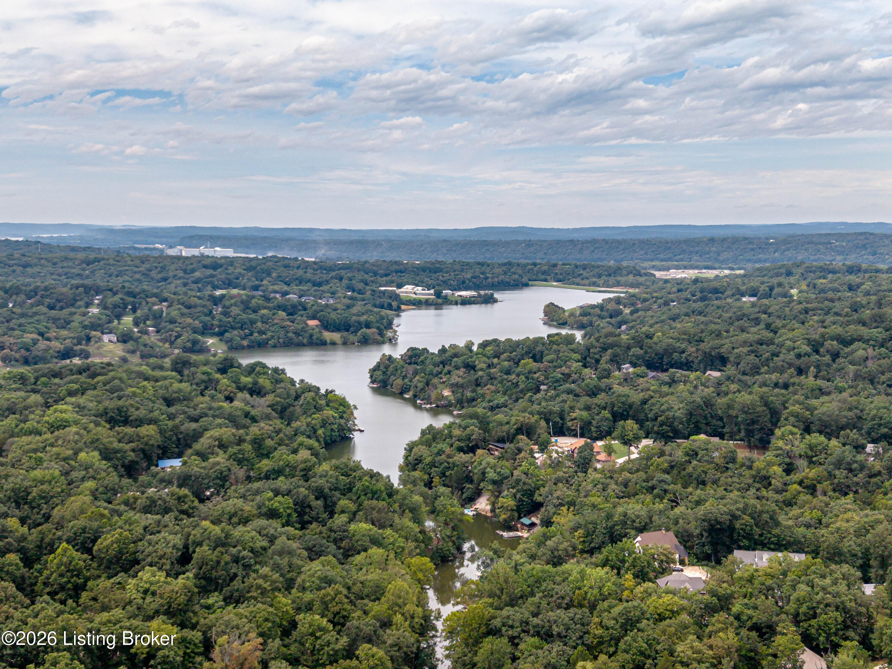 957 Wildflower Ridge Road Brandenburg, KY 40108 - Photo 49 of 70 14-Aerial-Lake-View