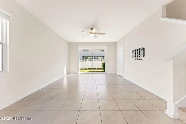 an aerial view of a house having outdoor space