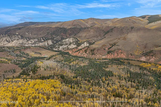 a view of city and mountain