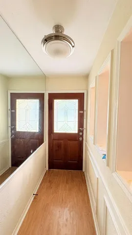 a very nice looking room with a large window