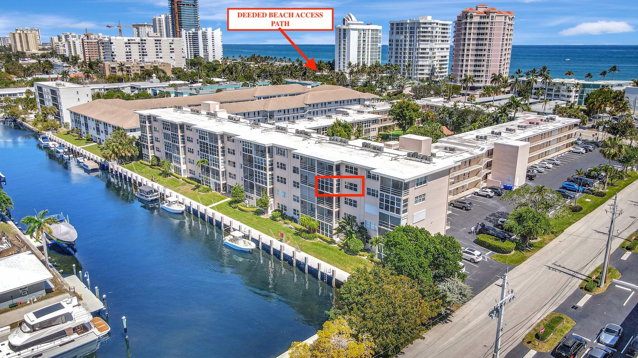 1481 South Ocean Boulevard, Unit 413A Lauderdale-by-the-Sea, FL 33062 - Photo 30 of 48 a view of city with ocean