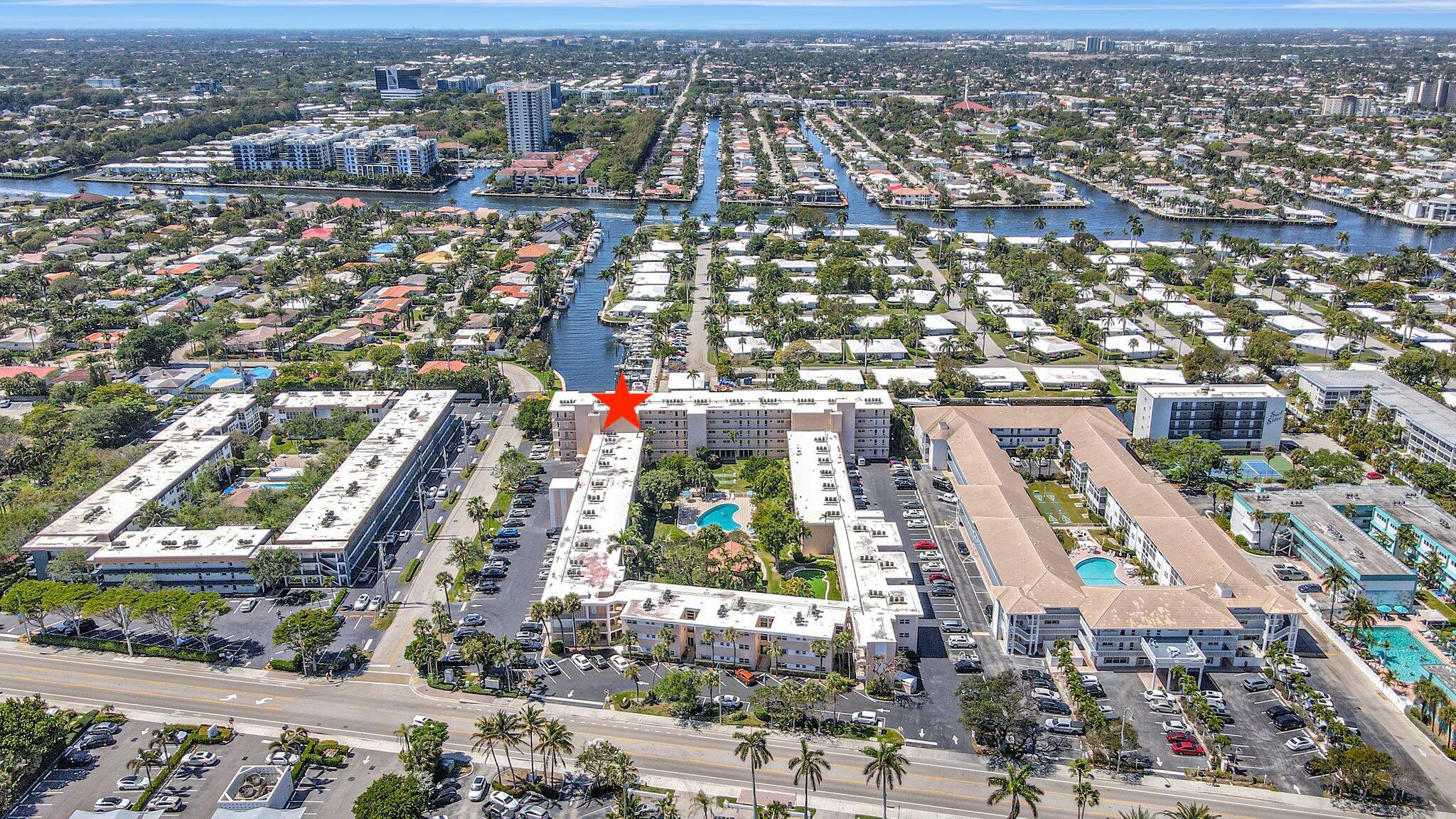 1481 South Ocean Boulevard, Unit 413A Lauderdale-by-the-Sea, FL 33062 - Photo 42 of 48 an aerial view of city