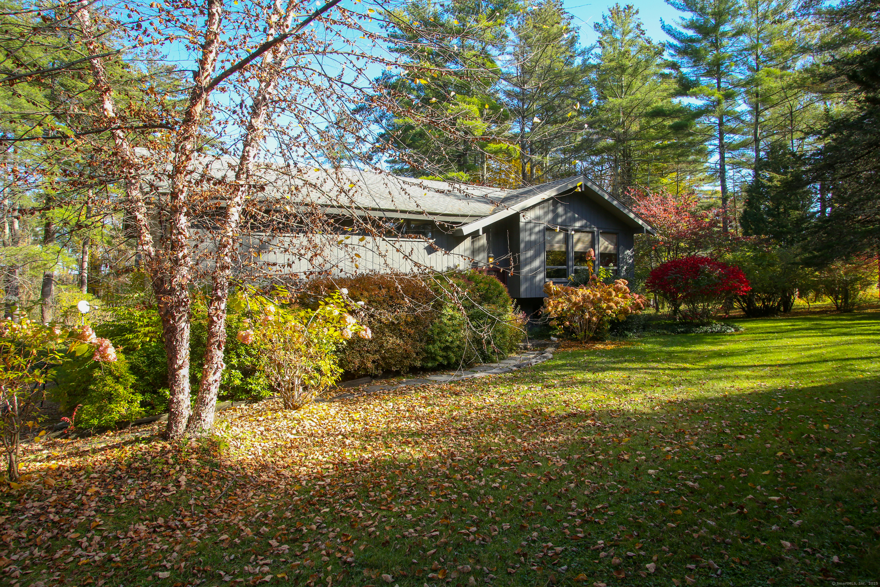 118 Washinee Heights Road Salisbury, CT 06068 - Photo 22 of 31 a view of a big yard with plants and large trees