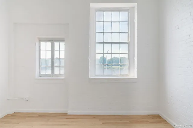 a view of a window in a room