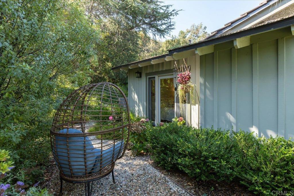 5125 El Secreto Rancho Santa Fe, CA 92067 - Photo 25 of 35 a view of a chair in a patio of the house