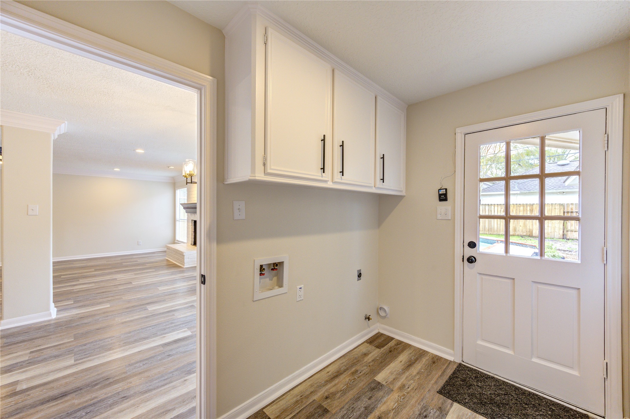 12015 Laneview Drive Houston, TX 77070 - Photo 32 of 40 a view of empty room with wooden floor and fan