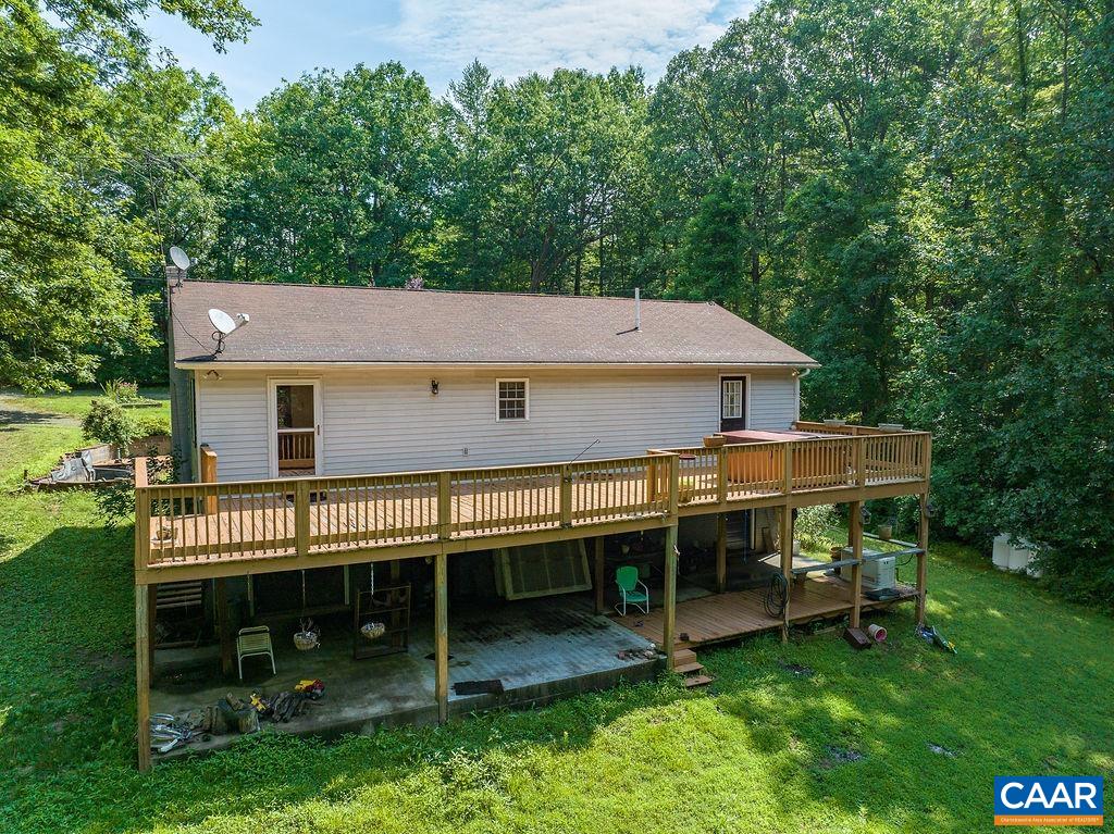4965 Celt Road Stanardsville, VA 22973 - Photo 39 of 55 an aerial view of a house with a balcony