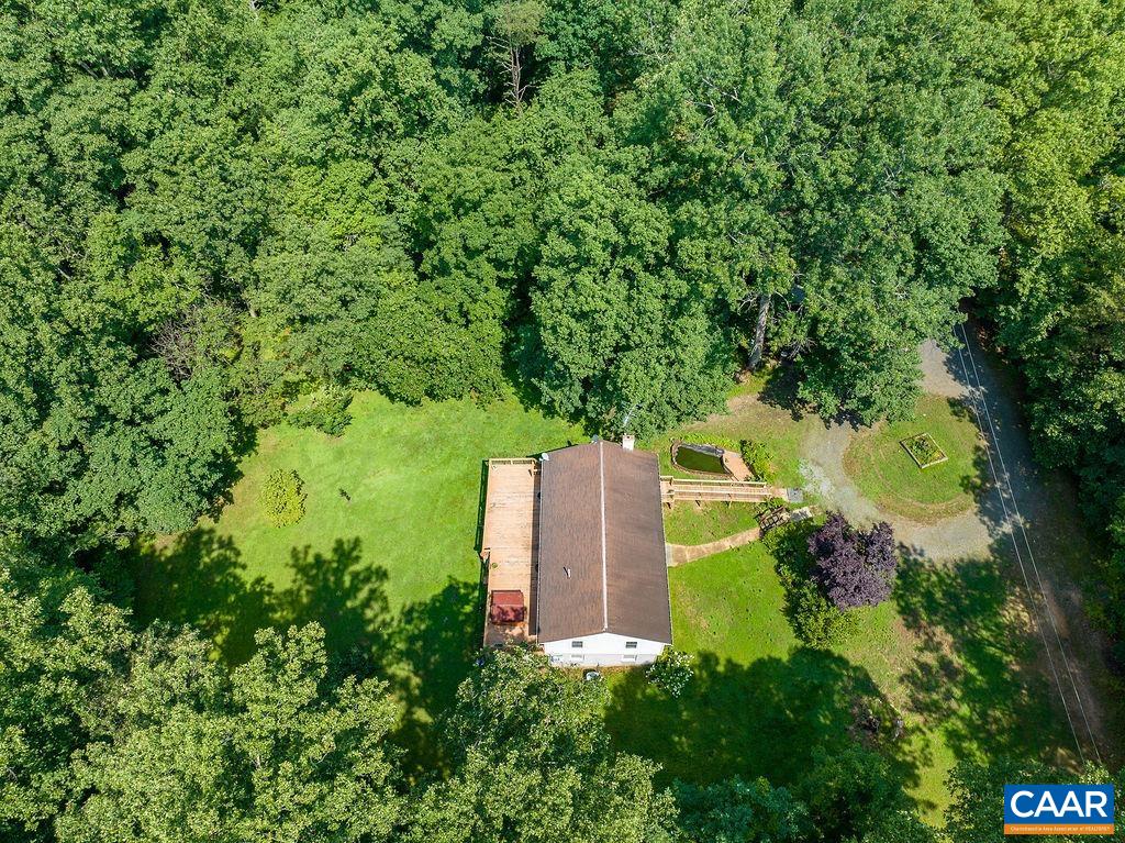 4965 Celt Road Stanardsville, VA 22973 - Photo 4 of 55 an aerial view of a house with a yard