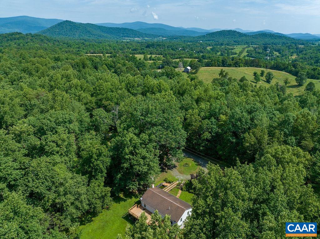 4965 Celt Road Stanardsville, VA 22973 - Photo 53 of 55 an aerial view of a house with a yard