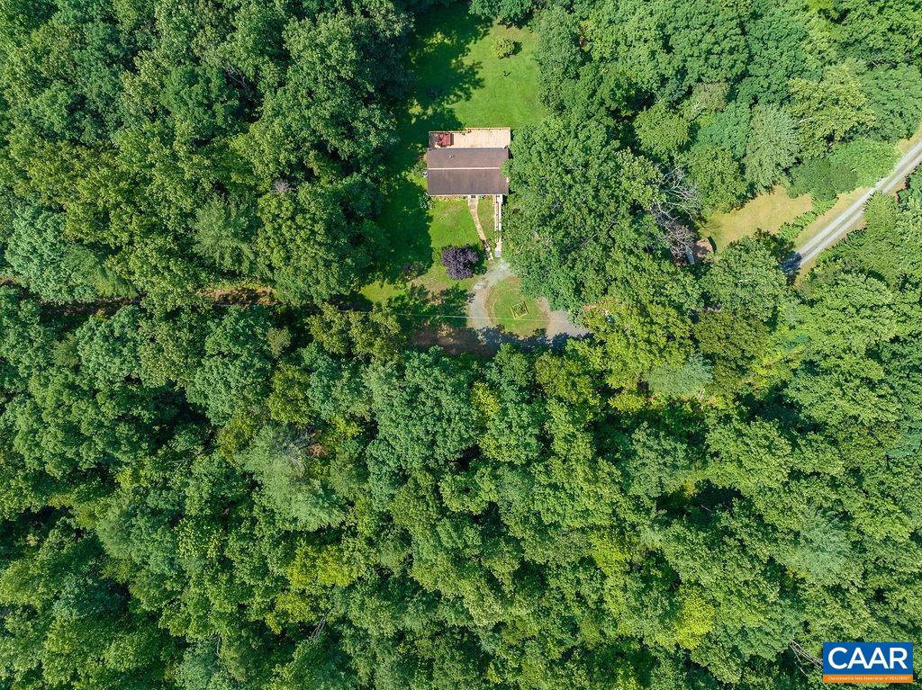 4965 Celt Road Stanardsville, VA 22973 - Photo 55 of 55 a view of a garden with a bench