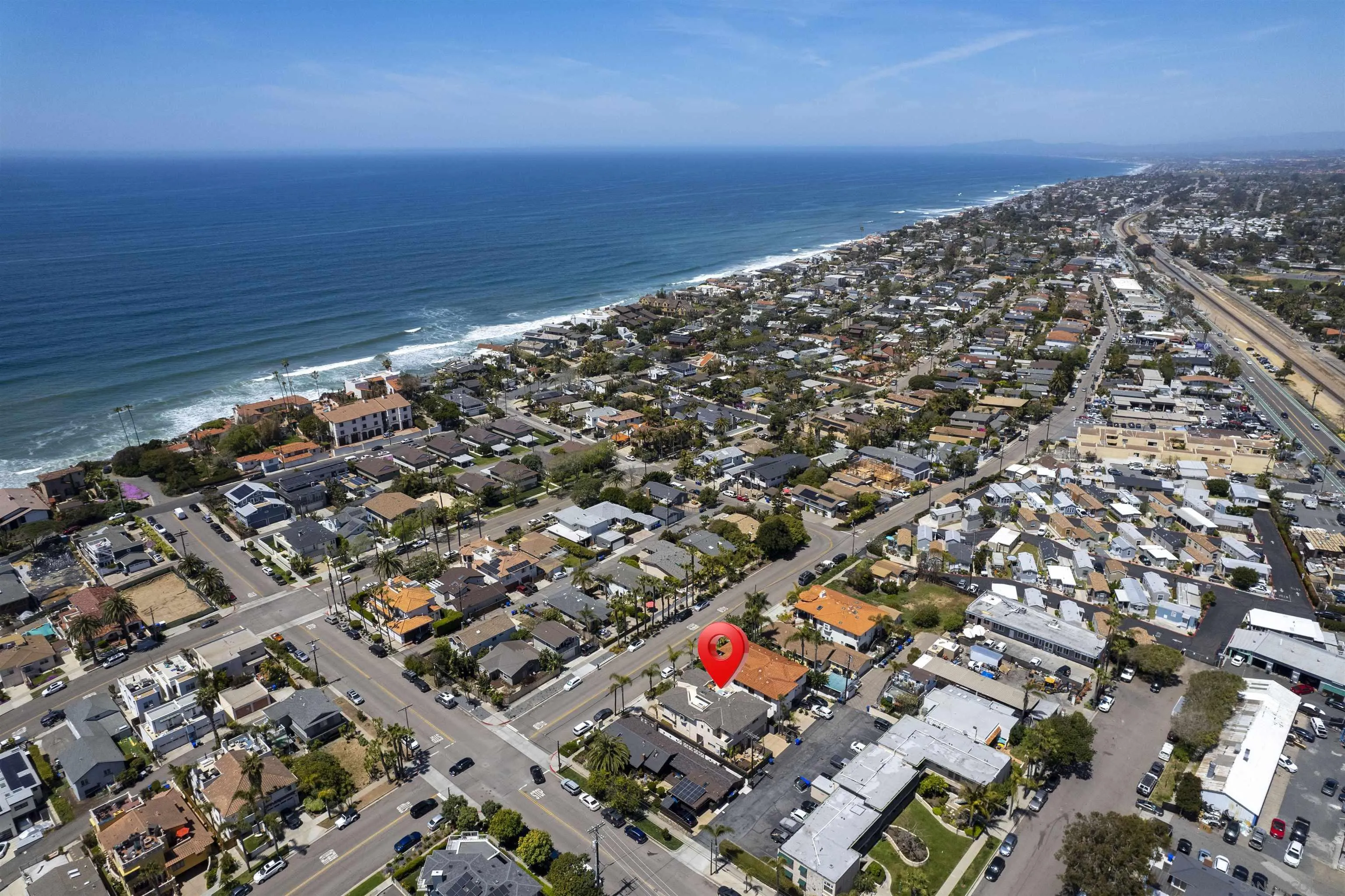 145 3rd Street Encinitas, CA 92024 - Photo 28 of 34 an aerial view of beach and ocean