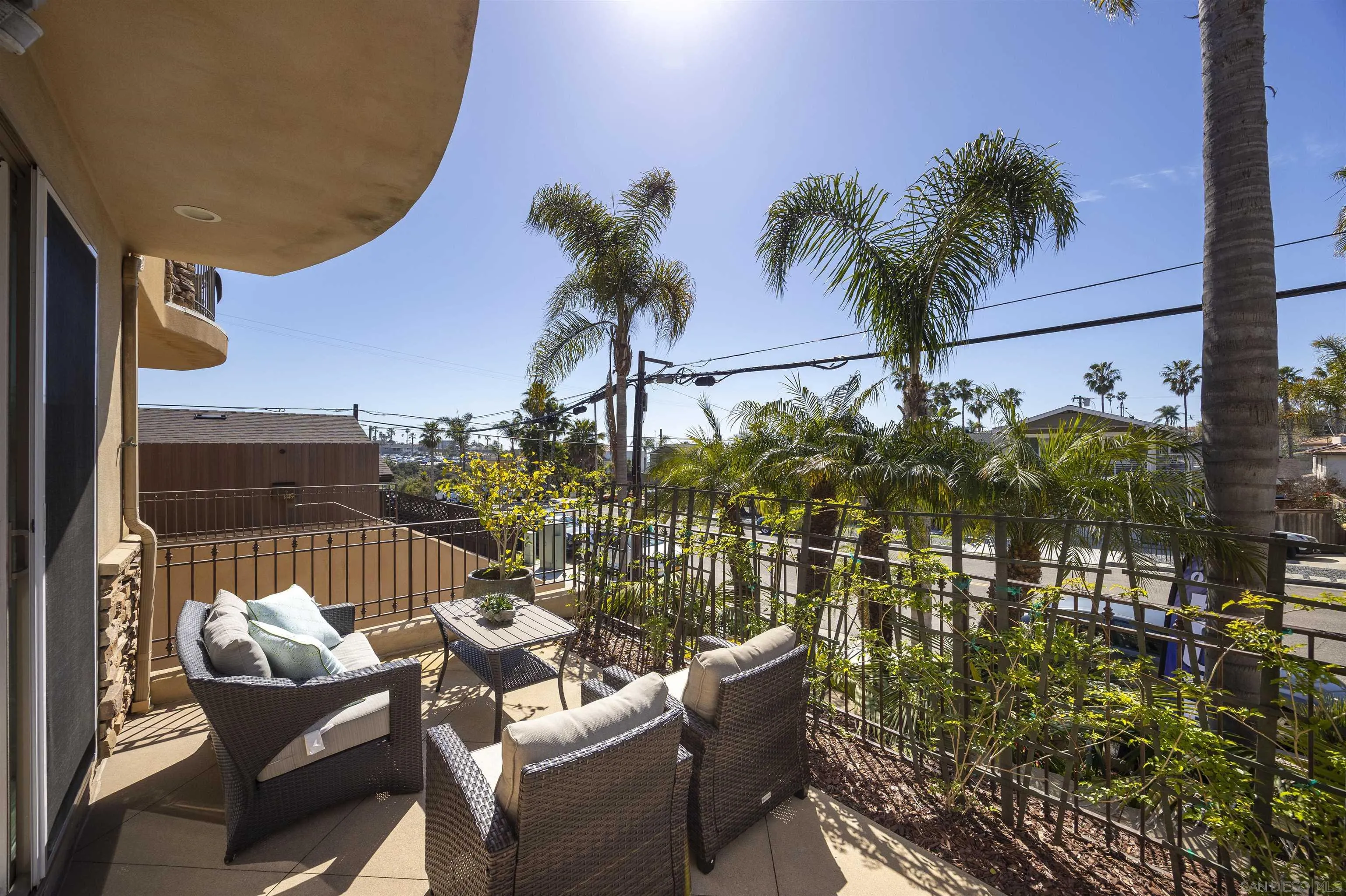145 3rd Street Encinitas, CA 92024 - Photo 30 of 34 a view of balcony with a potted plants