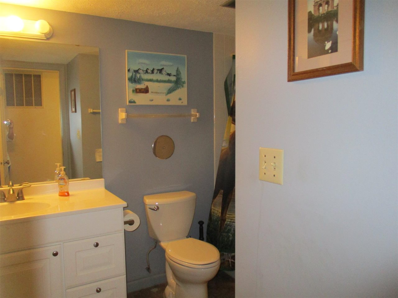 5548 Spring Brook Road, Unit G1 Rockford, IL 61114 - Photo 15 of 15 a bathroom with a toilet sink and mirror
