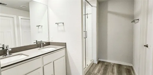 a view of an empty room