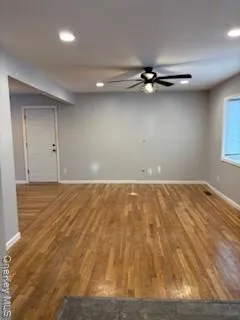 wooden floor in a room