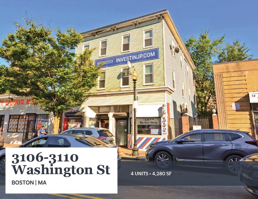 3106-3110 Washington Street Boston, MA 02119 - Photo 1 of 16 a view of building with car parked