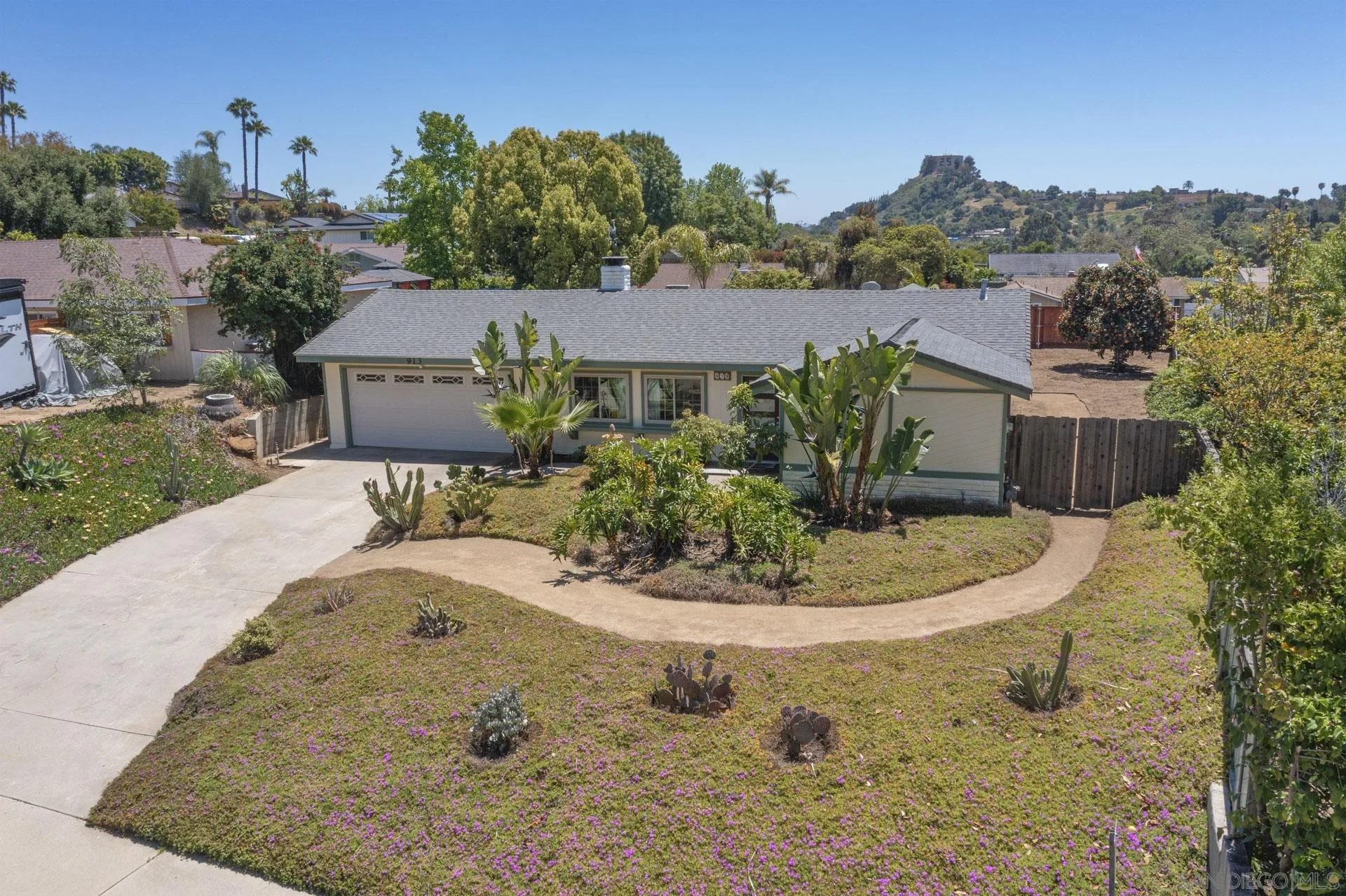 913 Buena Rosa Court Fallbrook, CA 92028 - Photo 39 of 45 an aerial view of a house