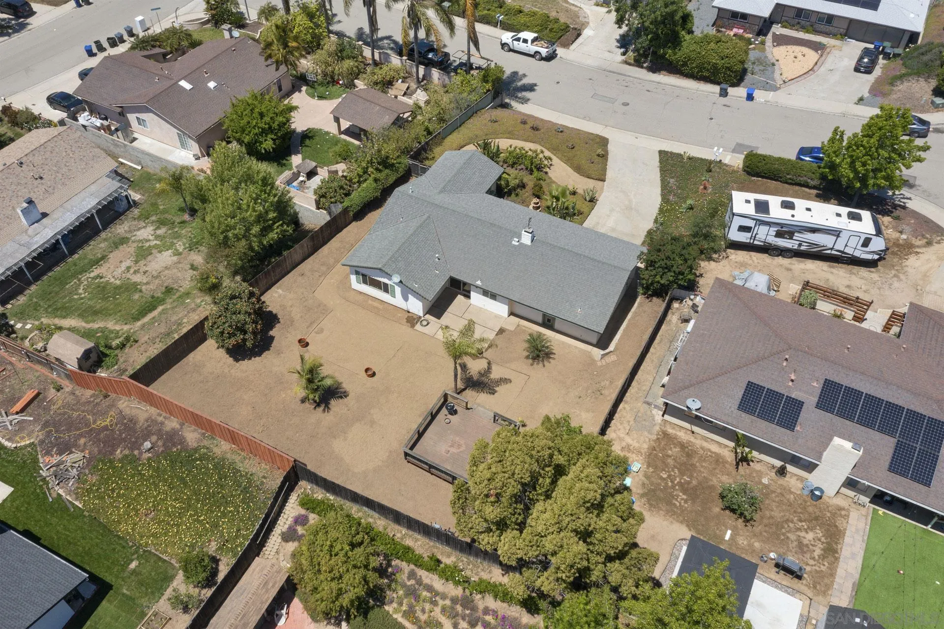 913 Buena Rosa Court Fallbrook, CA 92028 - Photo 44 of 45 an aerial view of residential houses with outdoor space