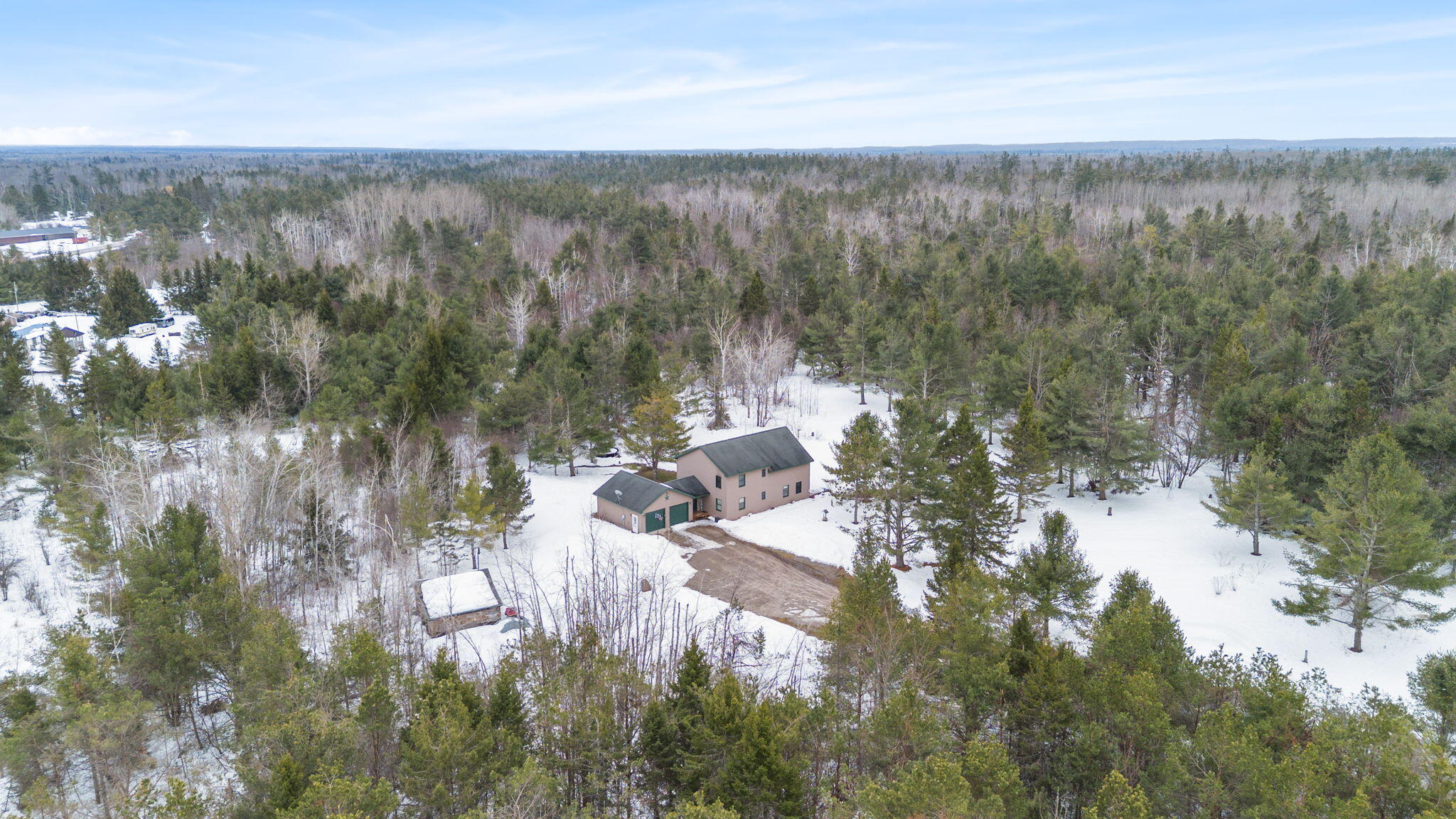4097 South River Road Cheboygan, MI 49721 - Photo 34 of 37 Aerial