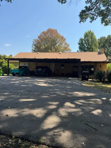 a house view with a outdoor space
