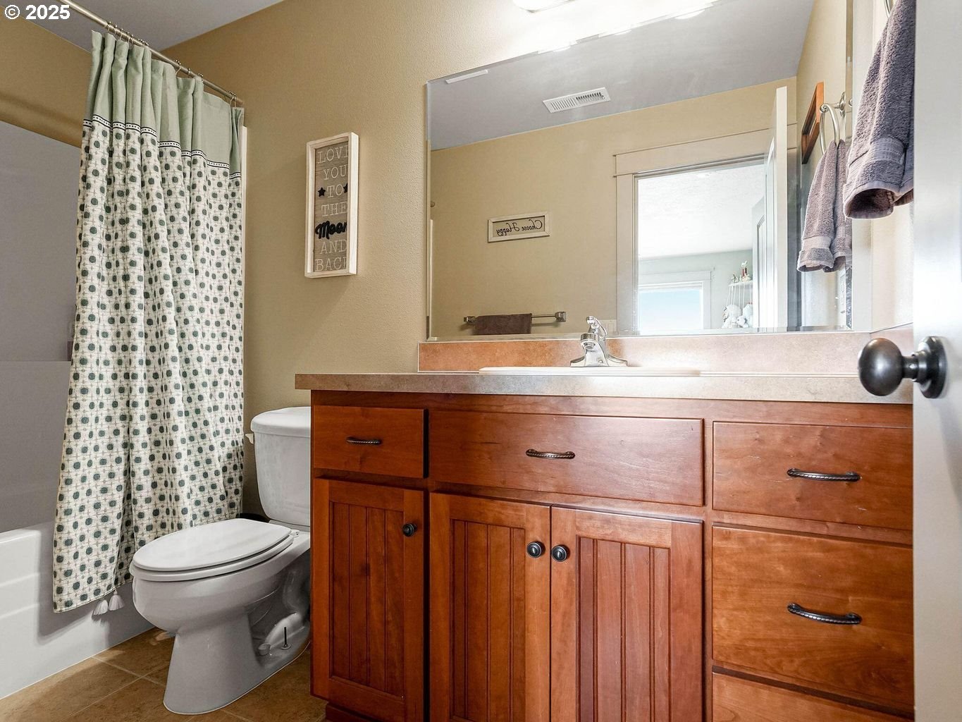 40893 Elk Ridge Lane Stayton, OR 97383 - Photo 30 of 46 a bathroom with a sink a toilet and shower