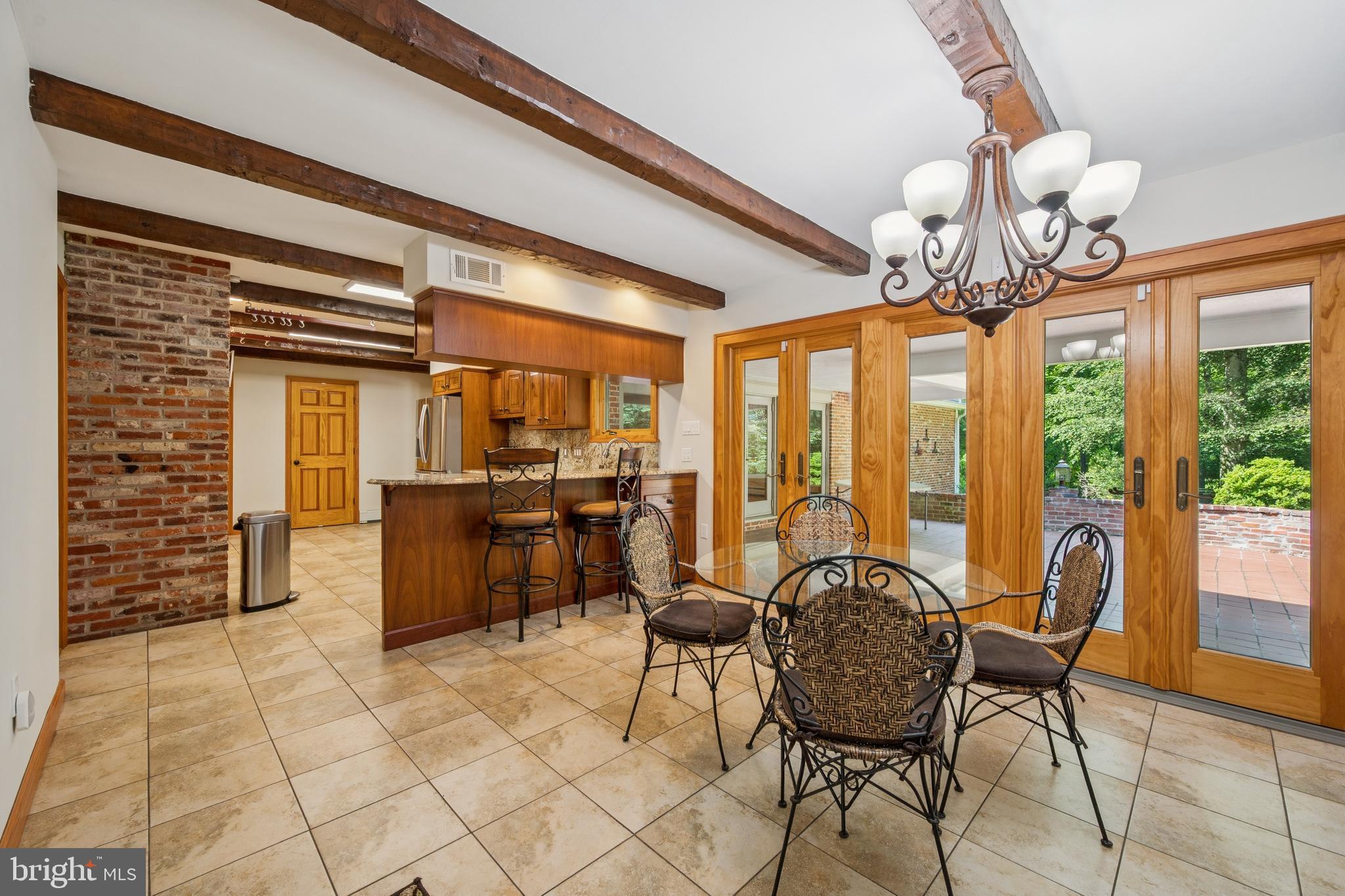 3574 Glenway Road Huntingdon Valley, PA 19006 - Photo 27 of 60 a view of a dining room with furniture window and outside view