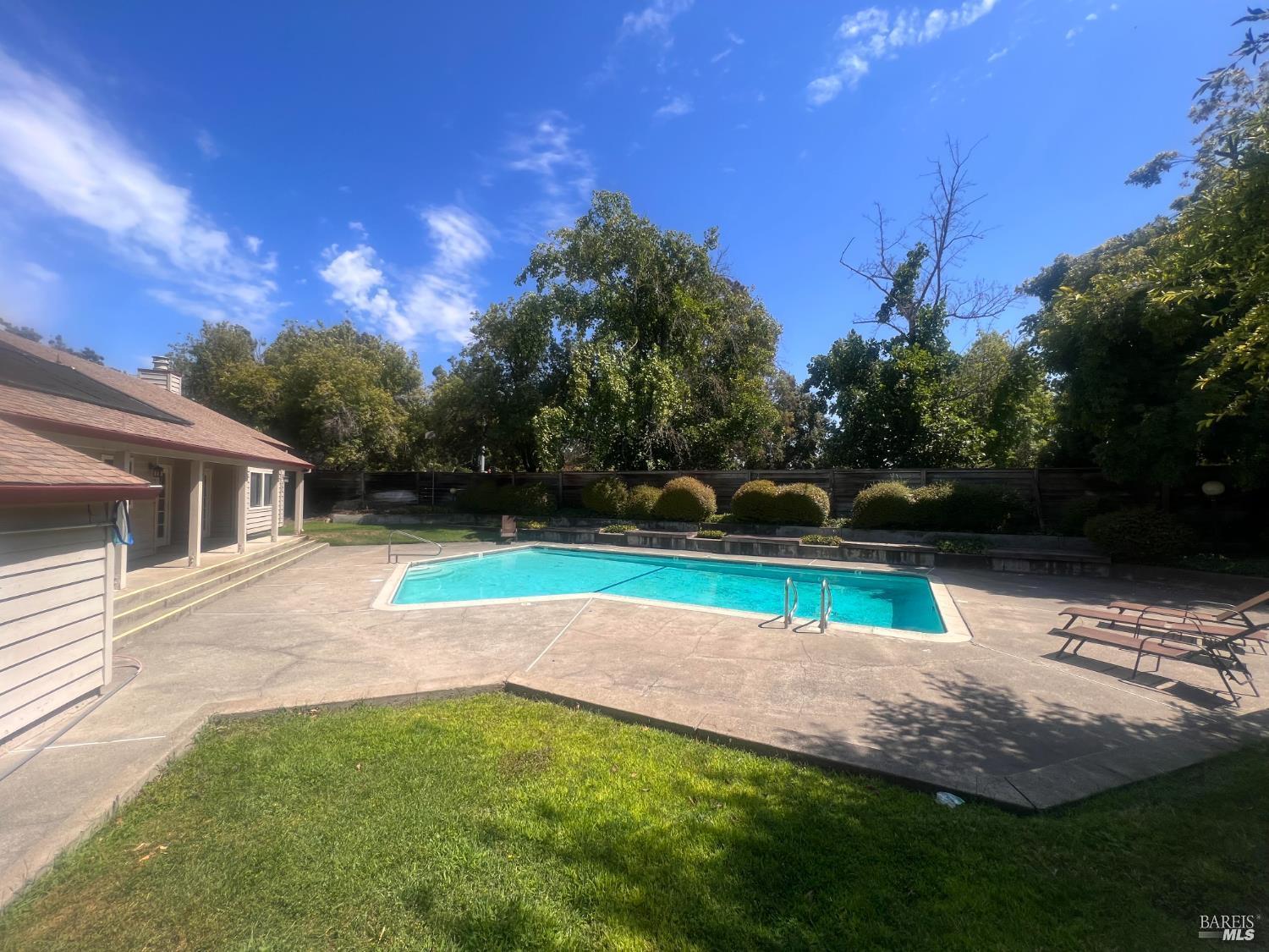 2528 Westberry Drive Santa Rosa, CA 95403 - Photo 31 of 37 a view of yard with swimming pool and yard