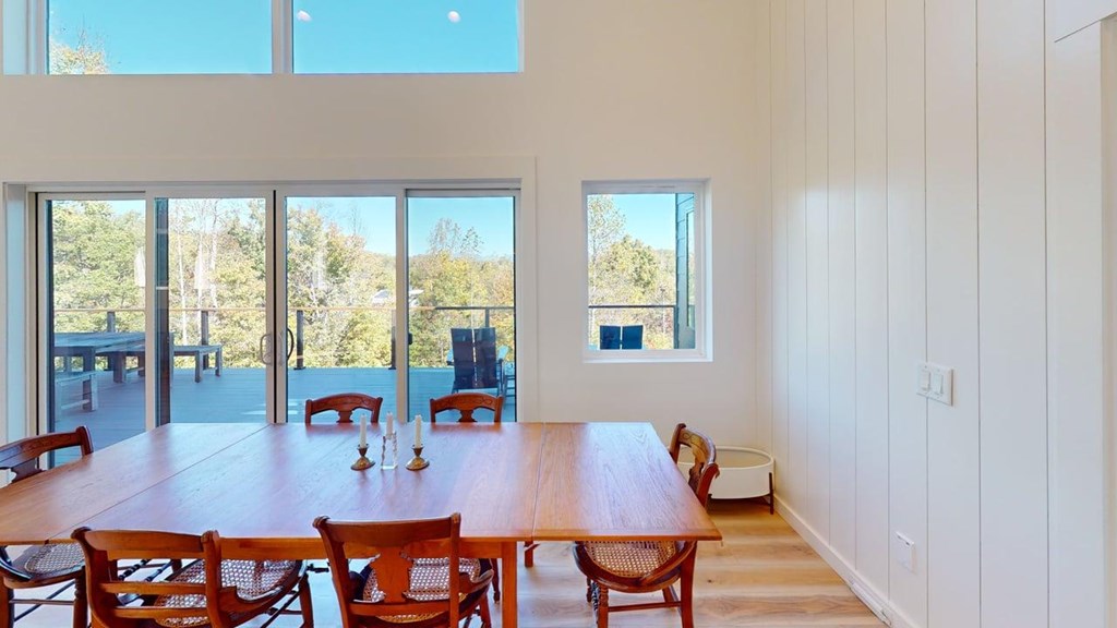 458 Brannon Ridge Young Harris, GA 30582 - Photo 12 of 33 a view of a dining room with furniture and wooden floor