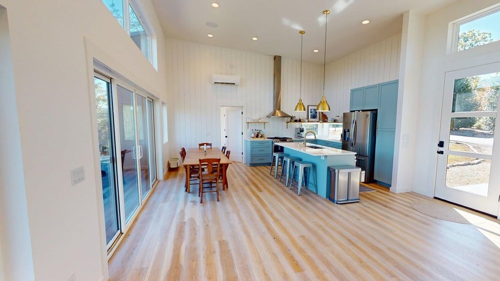 458 Brannon Ridge Young Harris, GA 30582 - Photo 14 of 33 a dining room with furniture and a kitchen view