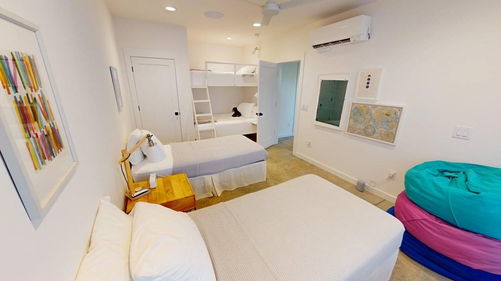 458 Brannon Ridge Young Harris, GA 30582 - Photo 17 of 33 a bedroom with two bed and a mirror