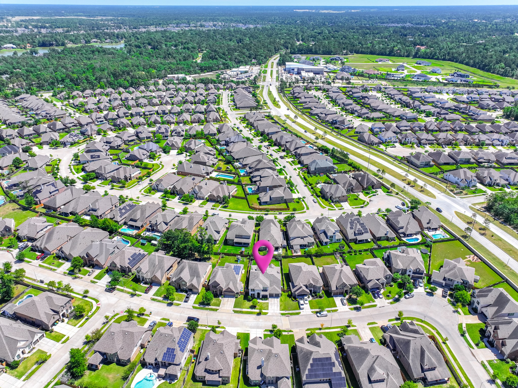 27918 Madison Bend Drive Spring, TX 77386 - Photo 49 of 50 an aerial view of a city