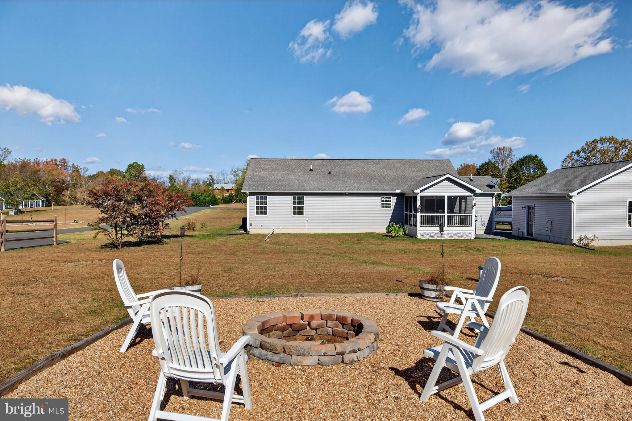 26356 Pennfields Drive Orange, VA 22960 - Photo 50 of 58 a front view of a house with swimming pool table and chairs