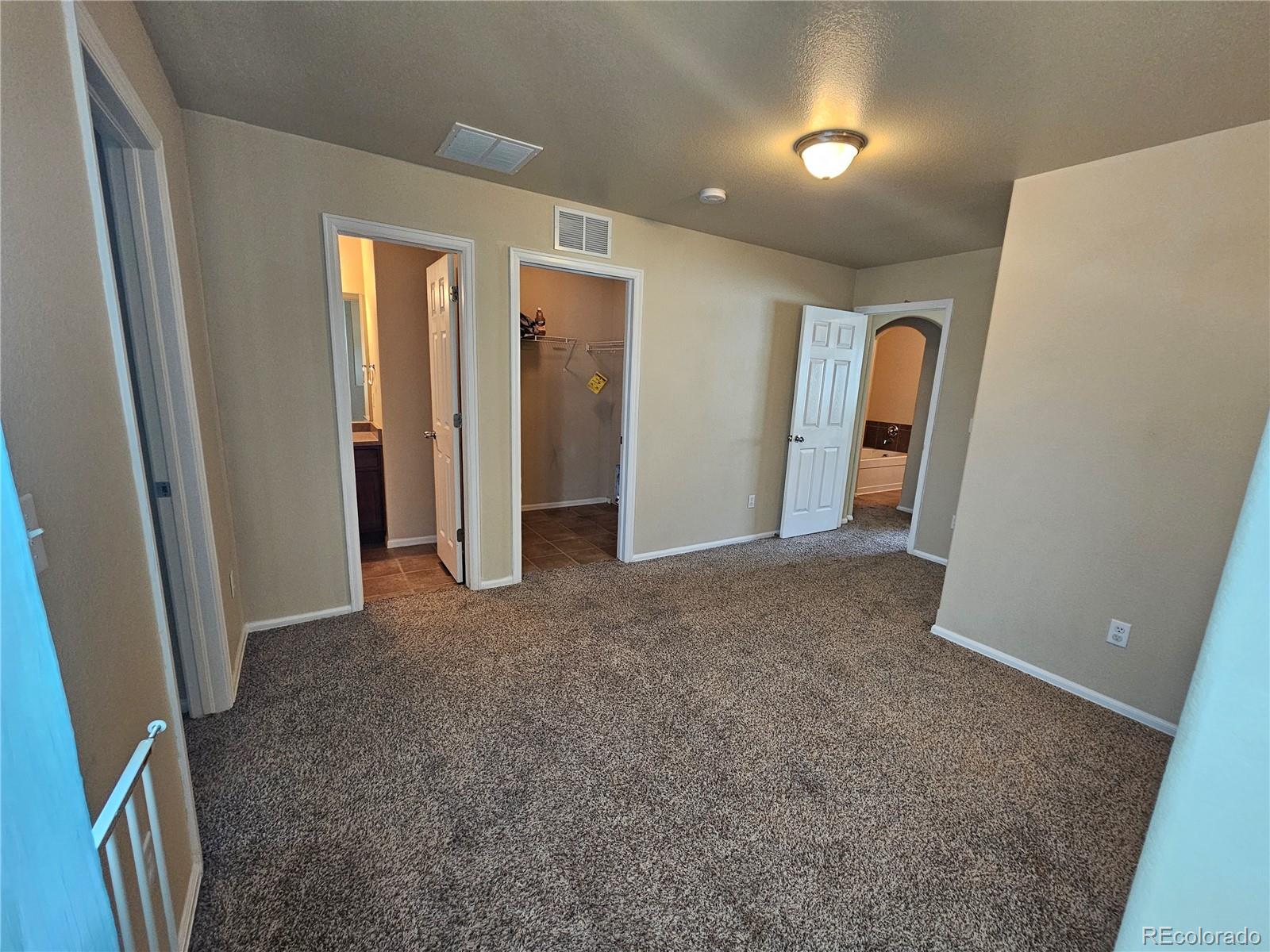 5352 Canadian Rose View Colorado Springs, CO 80916 - Photo 7 of 16 an empty room with closet and mirror